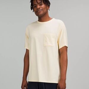 Lululemon Short Sleeve Pocket Tee - Lemon Chiffon